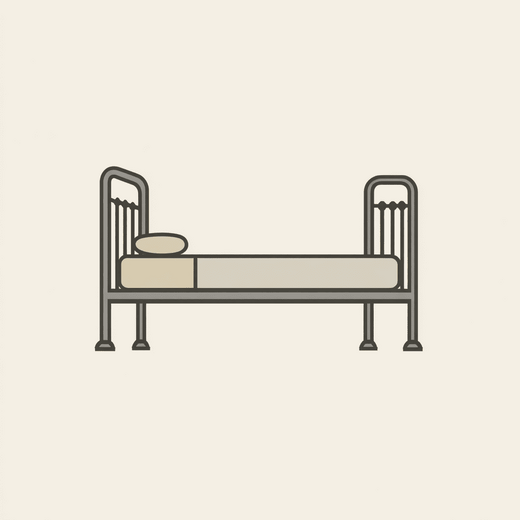 Одноярусные металлические кровати