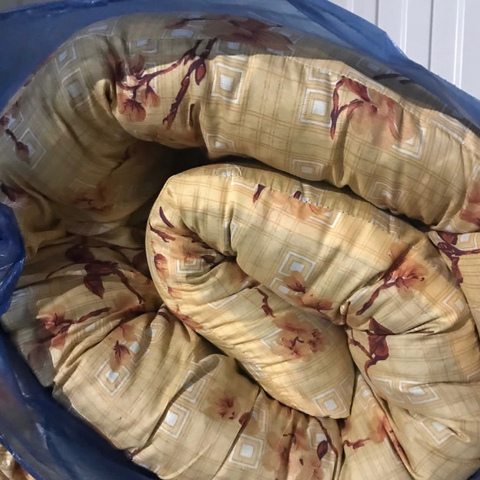 Матрас ватный 70×190 см, ПЭ, вес 5.5–6 кг